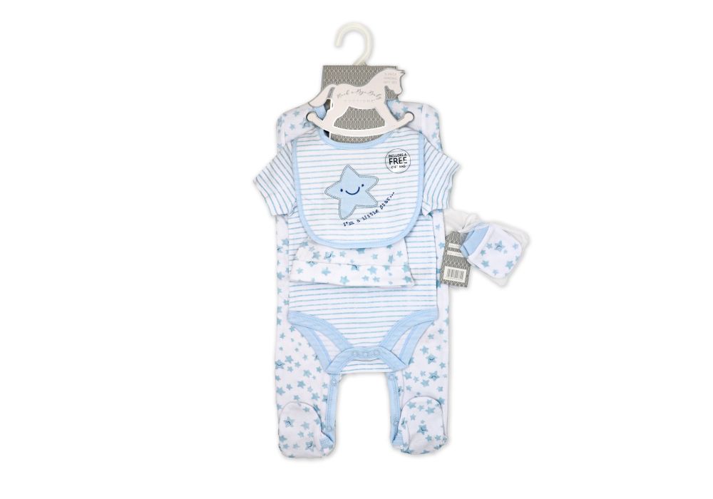 Boys 5 Piece Mesh Bag Set: Star