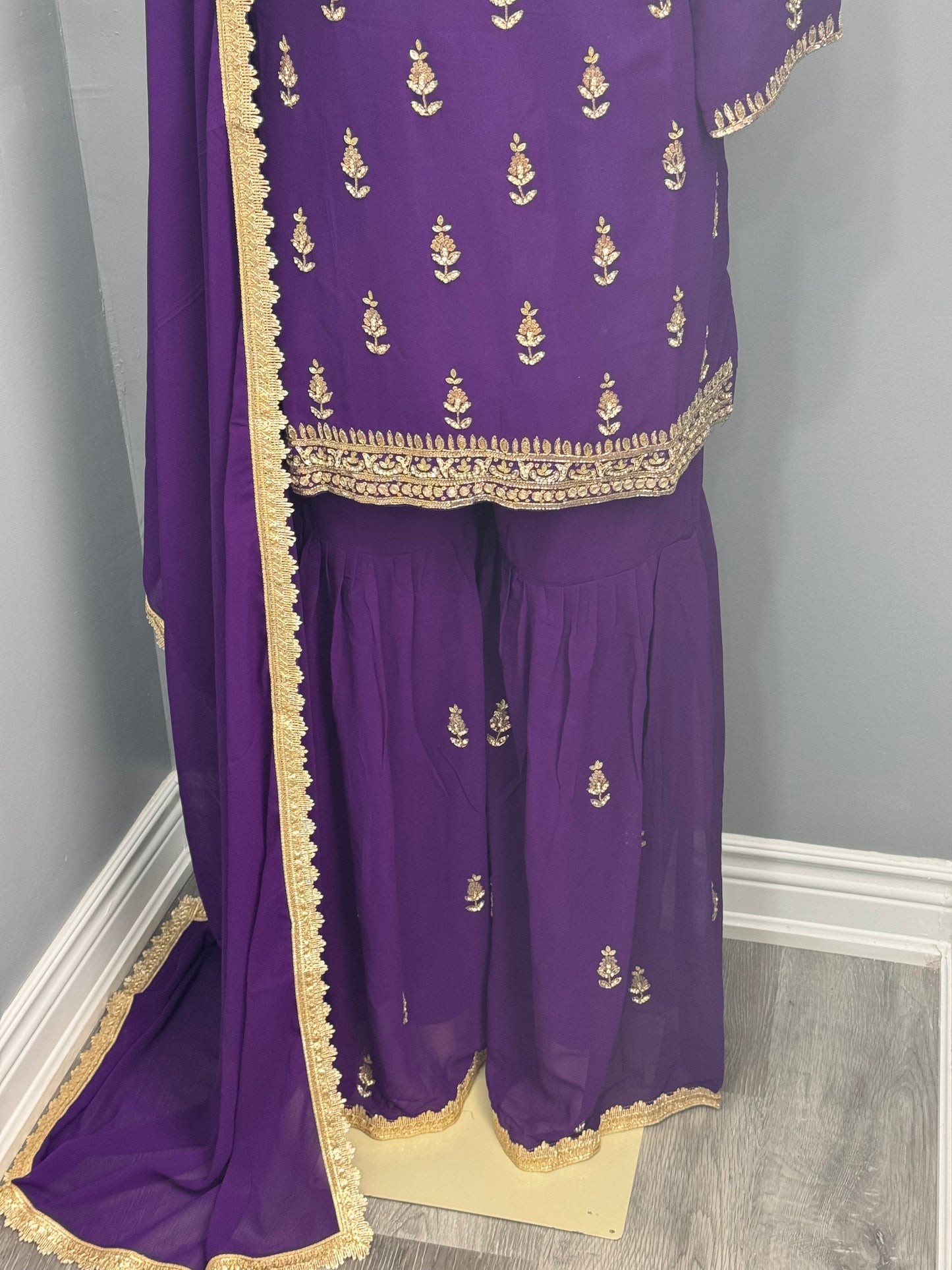 Readymade Gharara Suit- AK7073-15