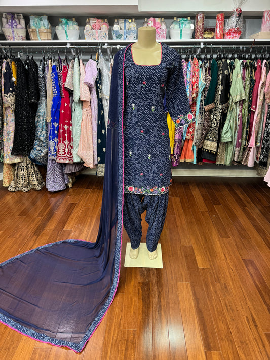 Bandhani Print Salwar Suits