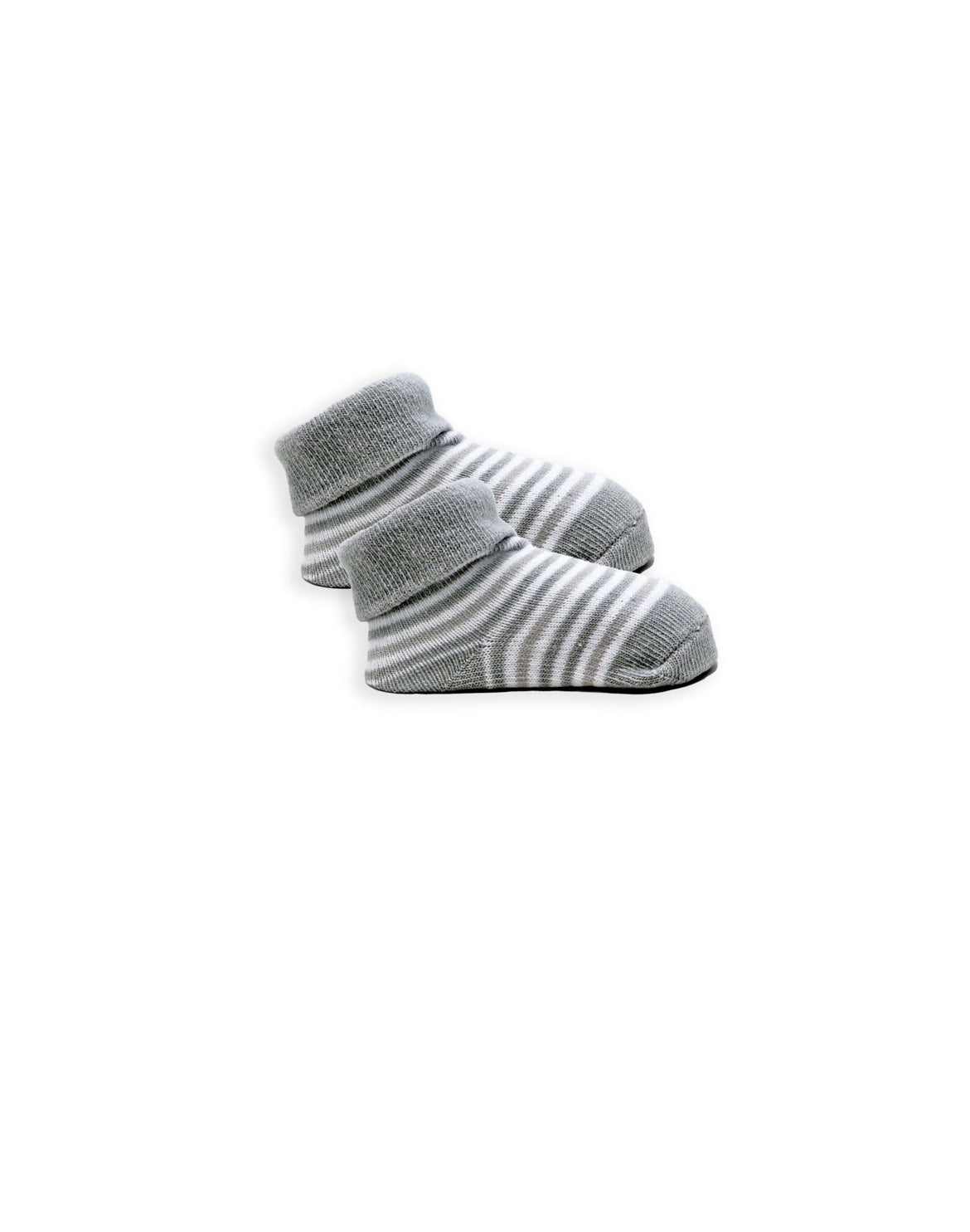 2 Pack Socks - Grey Stripes and Dots
