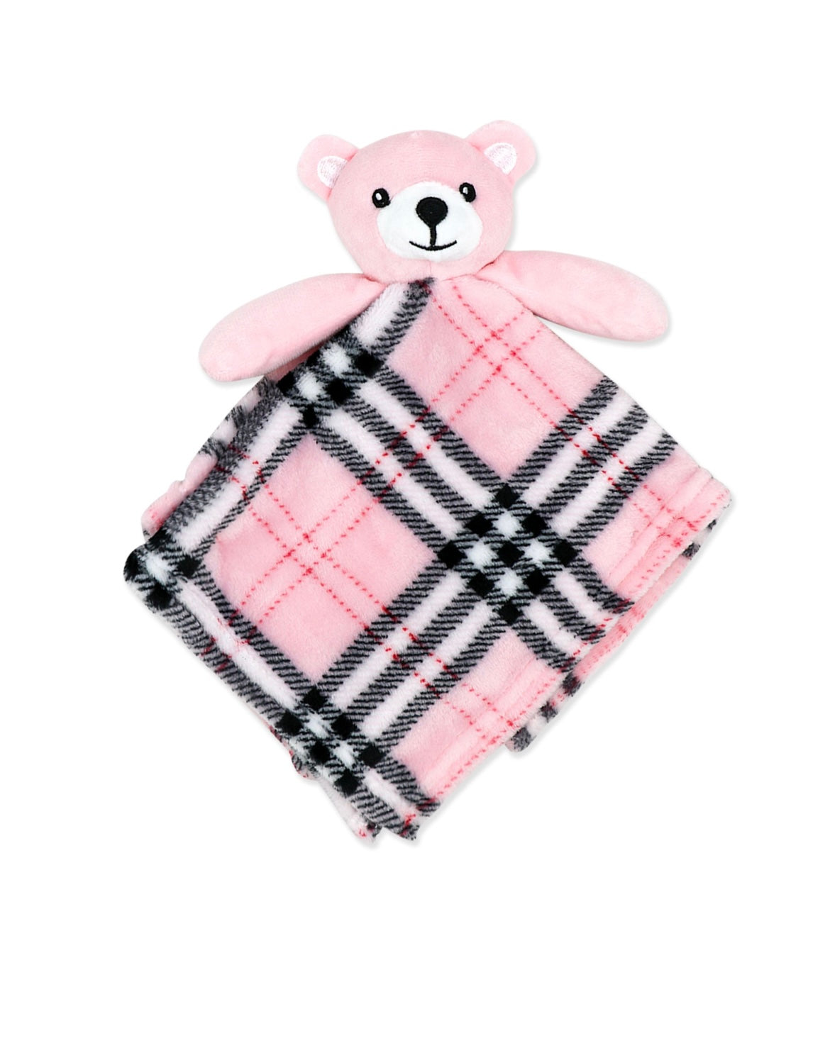 Blanket and Buddy - Classic Checked Pink