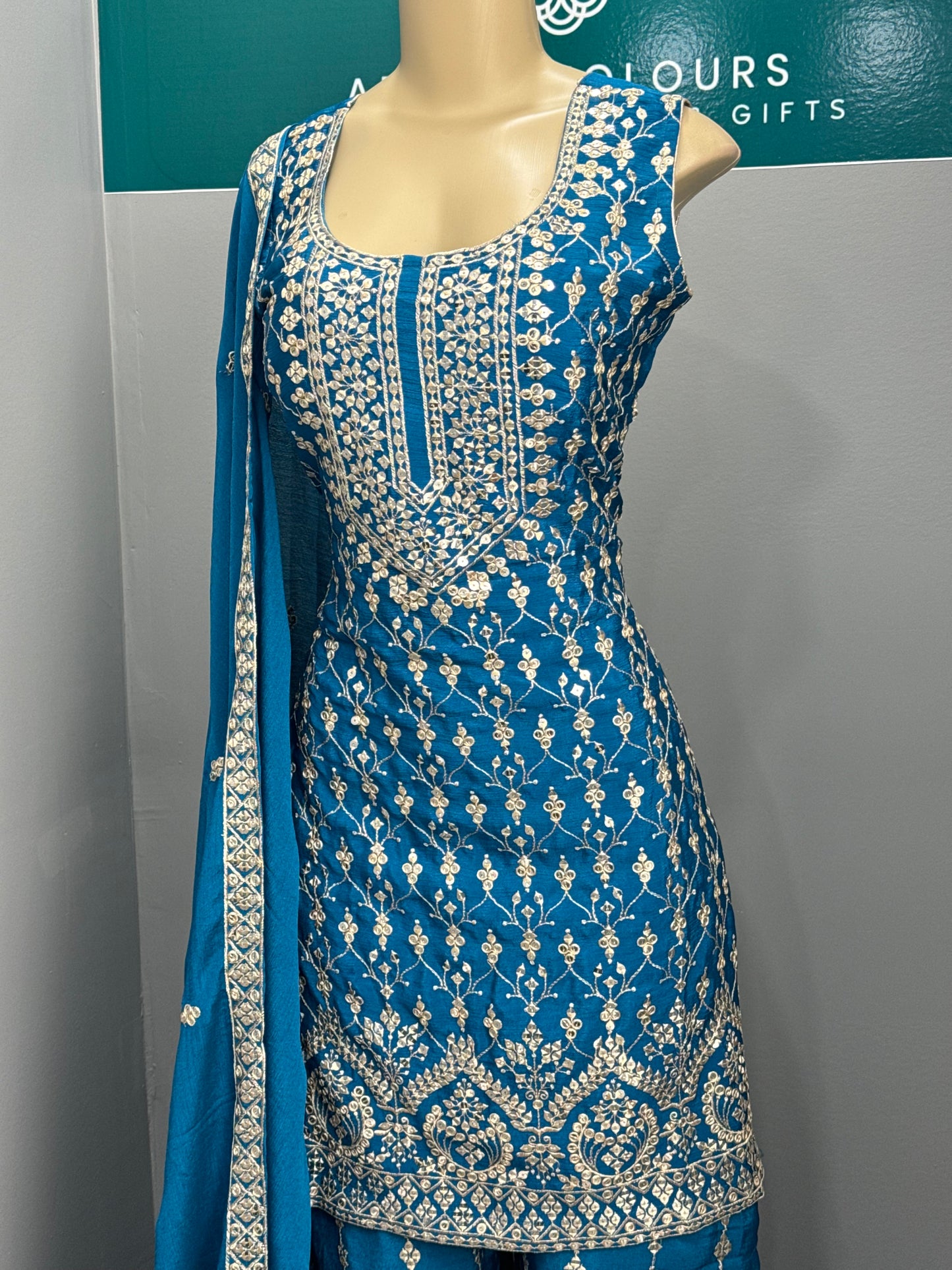 Readymade Gharara Suit- AK4649-38
