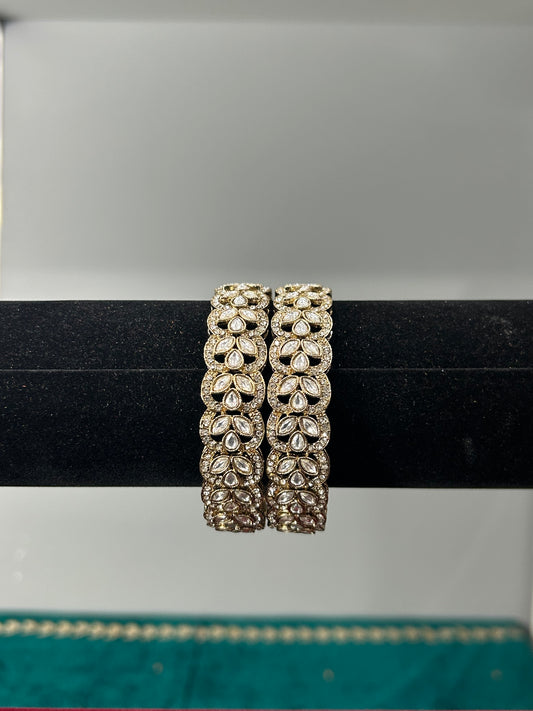 Gold Leaf Kada Bangles