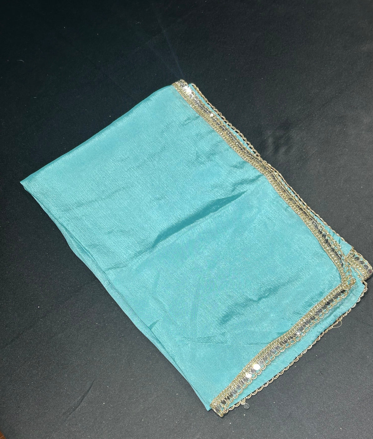 Blue Beadwork Kid’s Sharara Suit