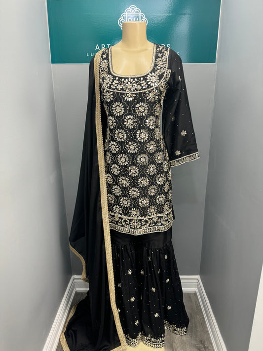 Readymade Gharara Suit- AK33-12