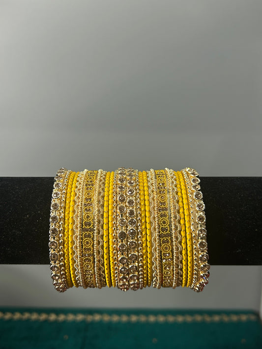 Yellow Gold Noor Bangles