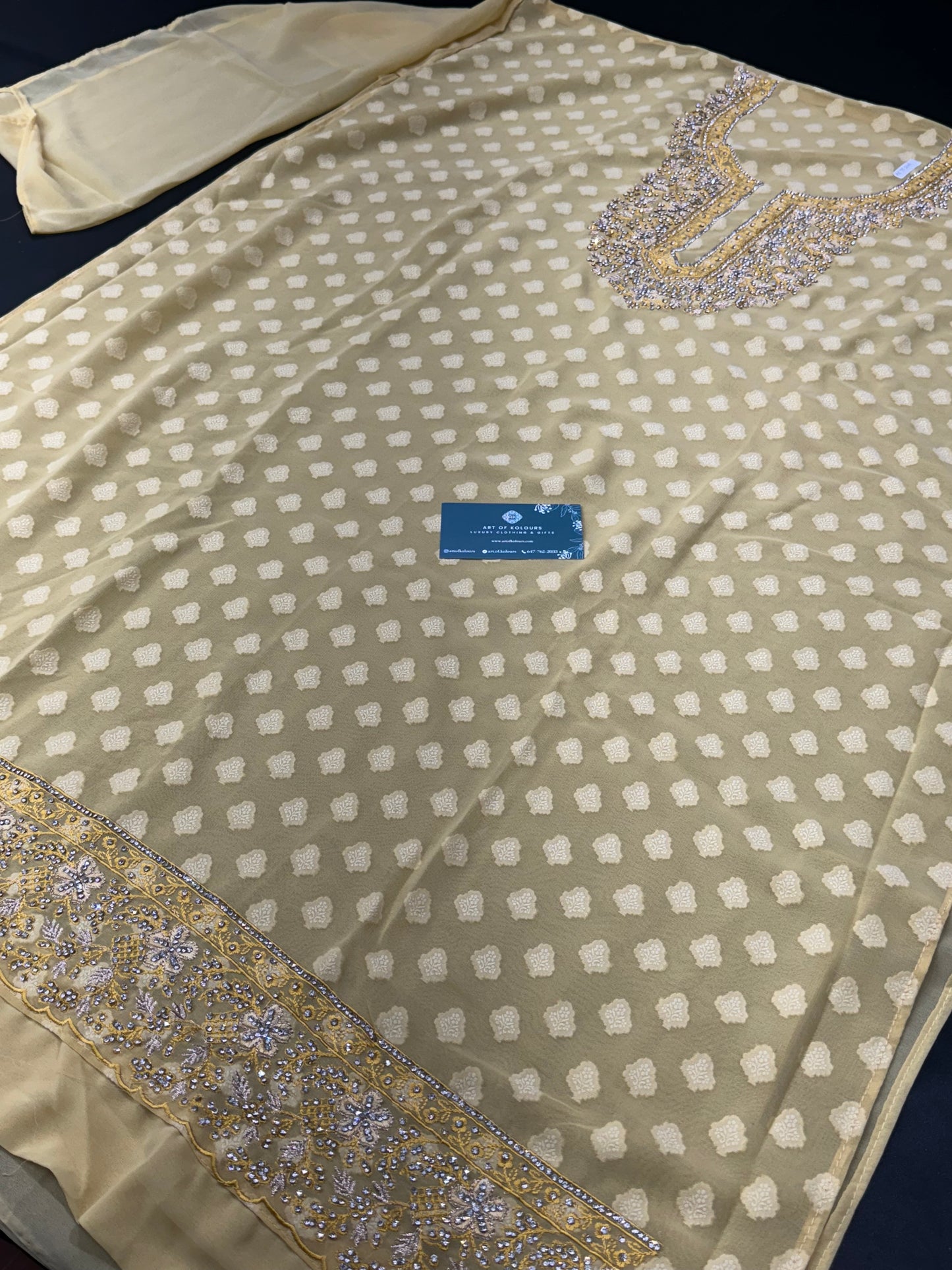 Sunahri Banar Unstitched Suit