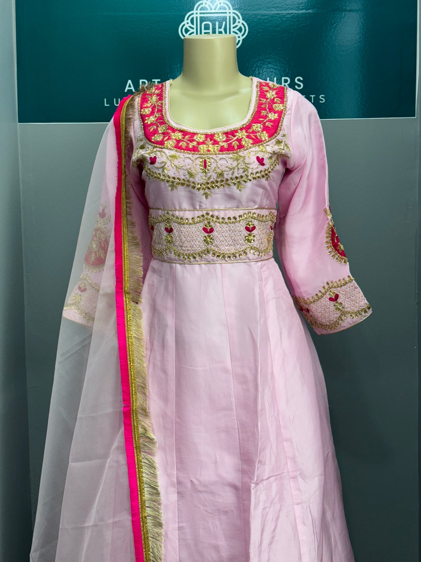Handwork Frock Salwar Suit