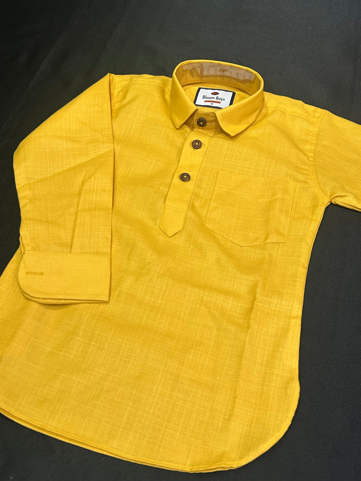 Karan Boys Kurta Pajama- Yellow (Size 24~30)