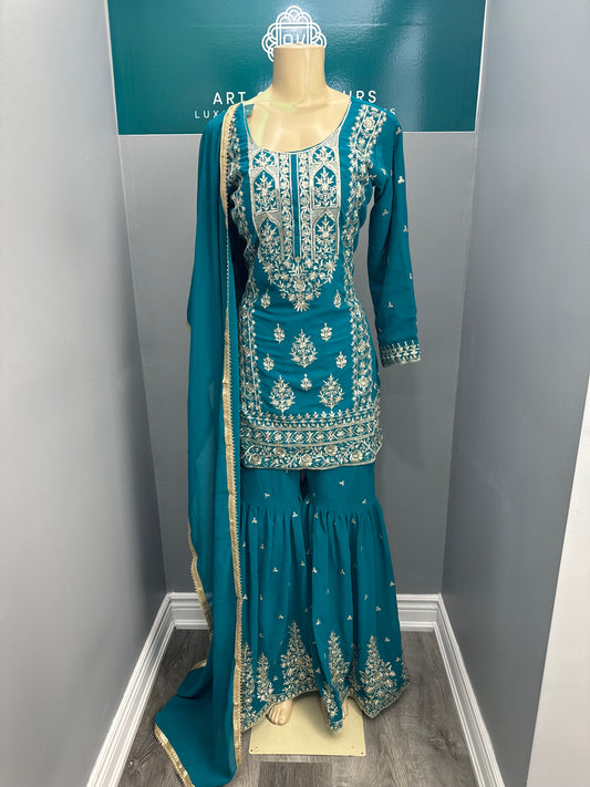 Readymade Gharara Suit- AK4649-41