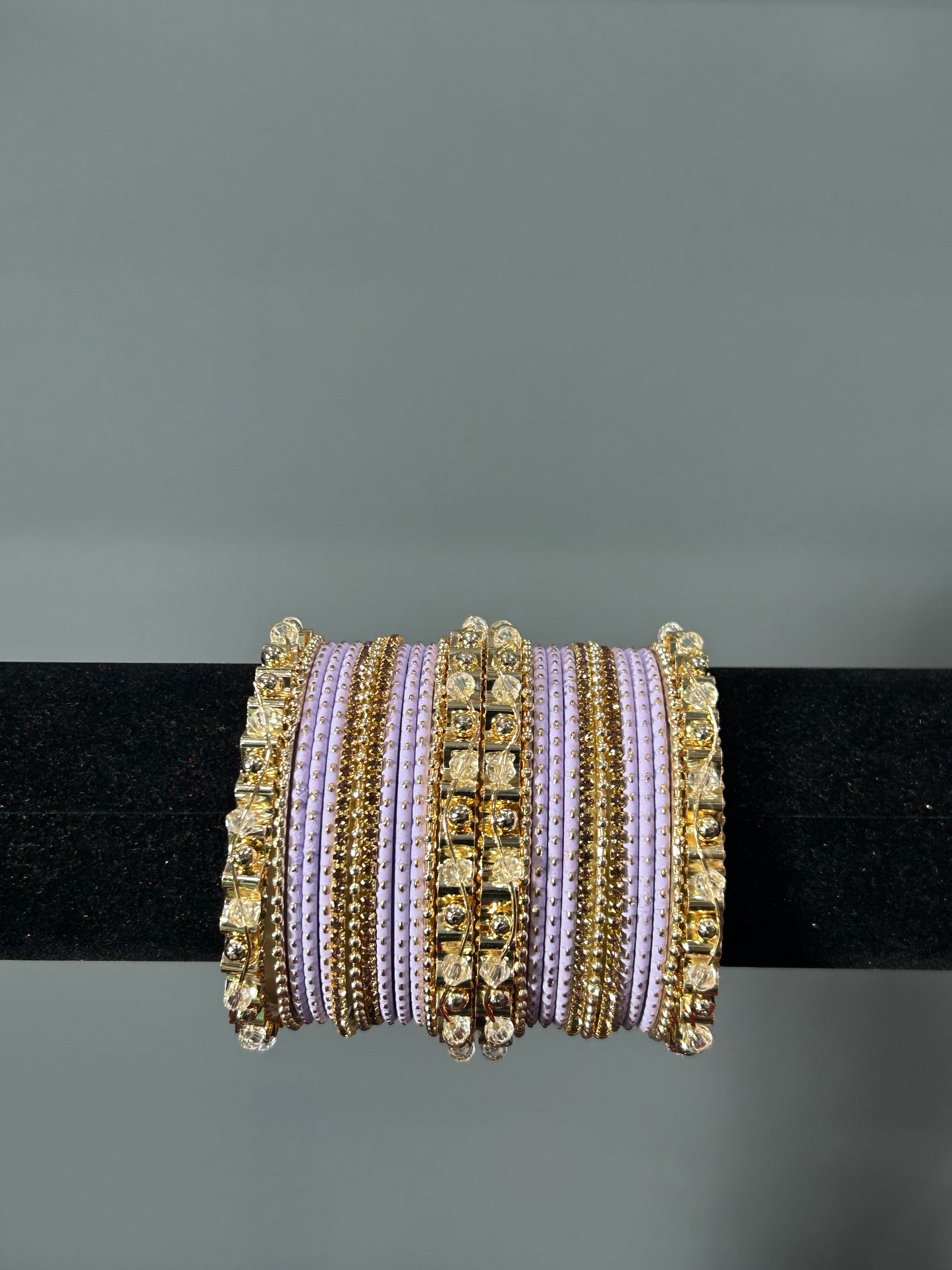 Lavender Golden Grace Bangles
