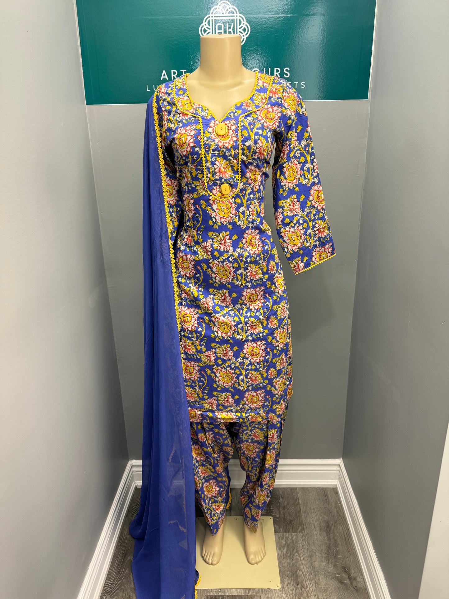 Printed Cotton Salwar Suit