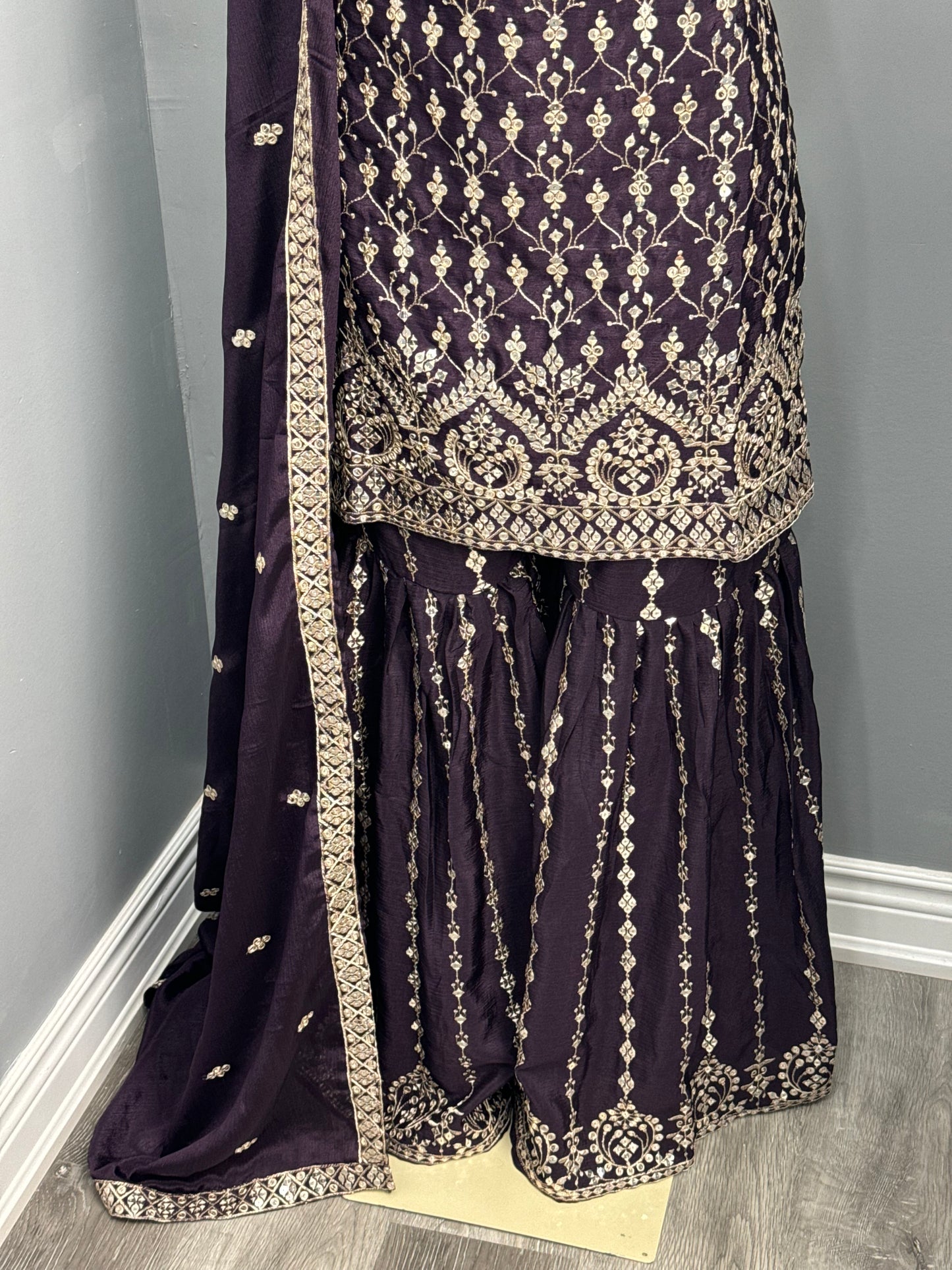 Readymade Gharara Suit- AK4649-38