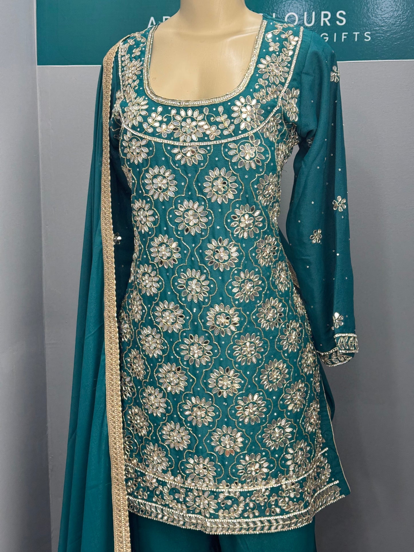 Readymade Gharara Suit- AK33-12