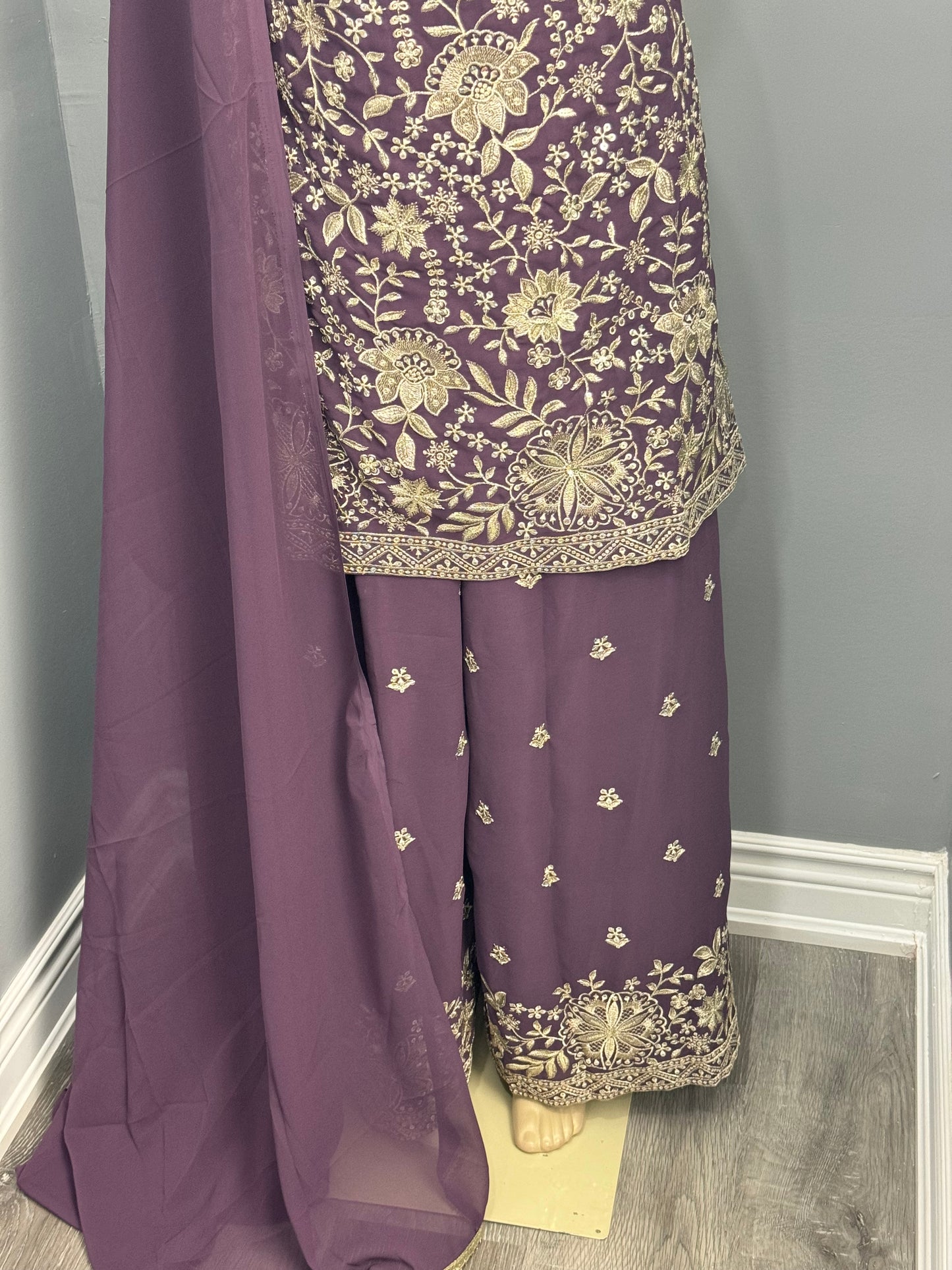 Readymade Sharara Suit- AK5456-15