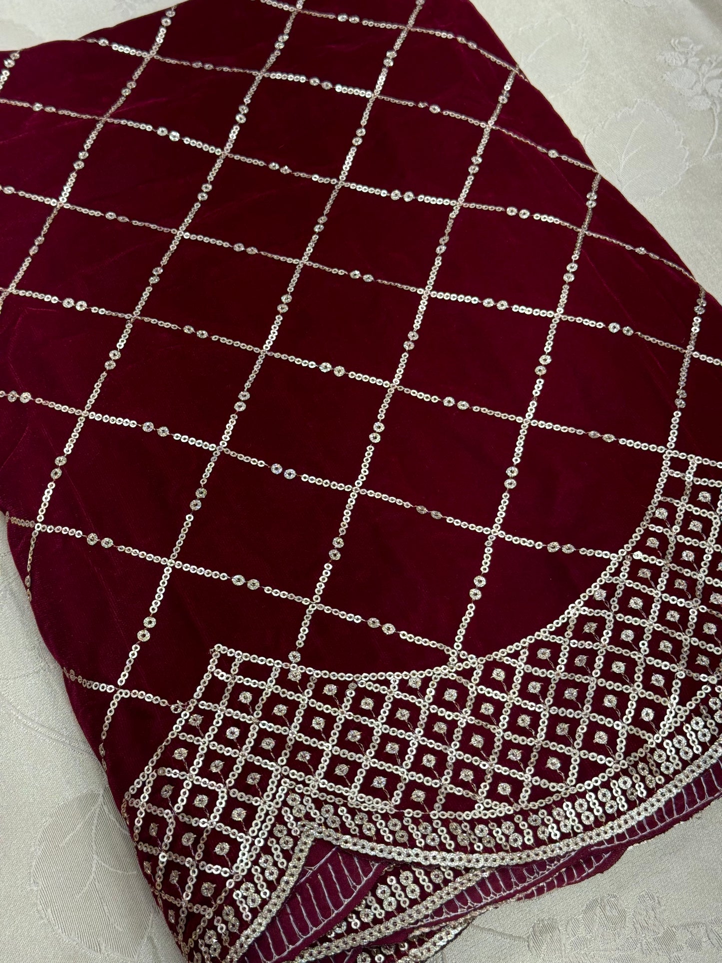 Isabelle Velvet Shawl
