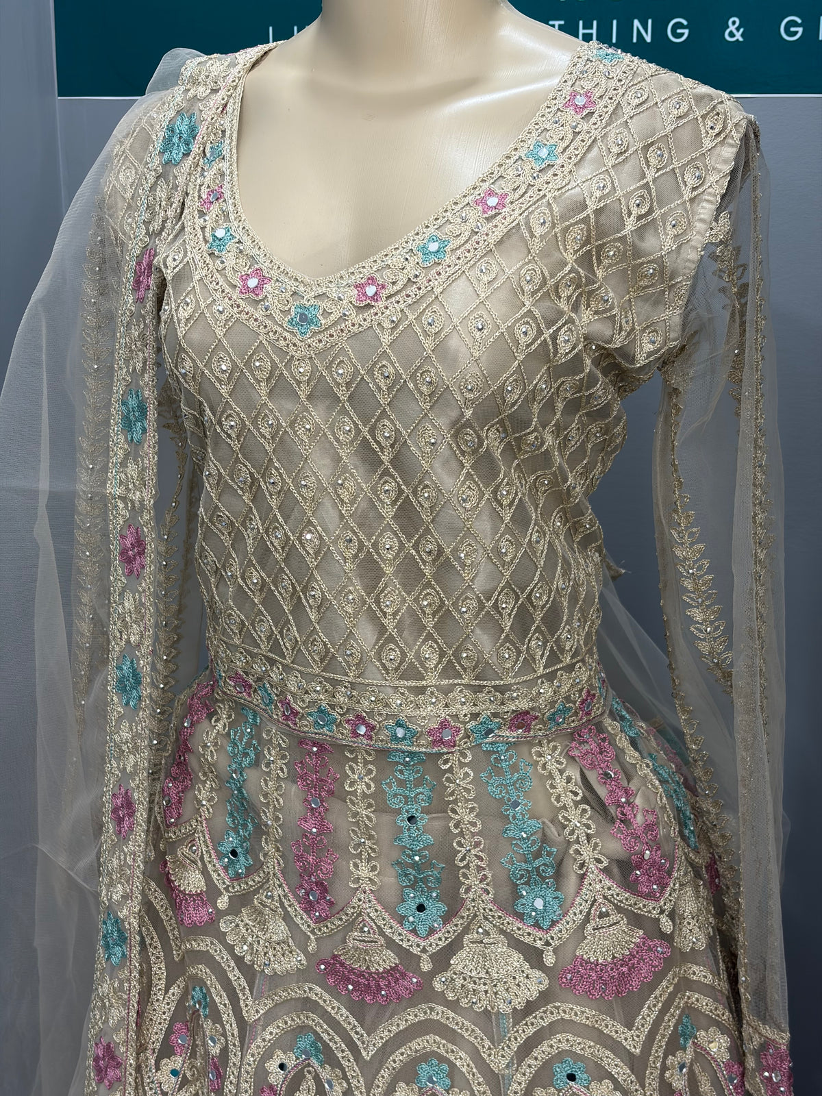 Embroidered Frock Lehenga- AK38-06