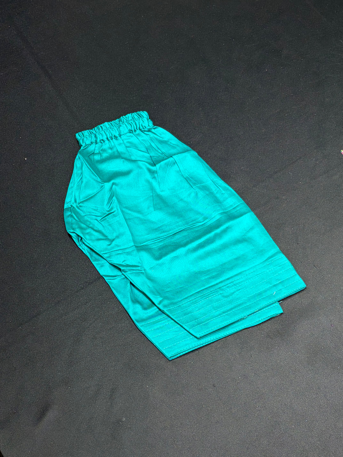 Baby Turquoise Phulkari Salwar Suit