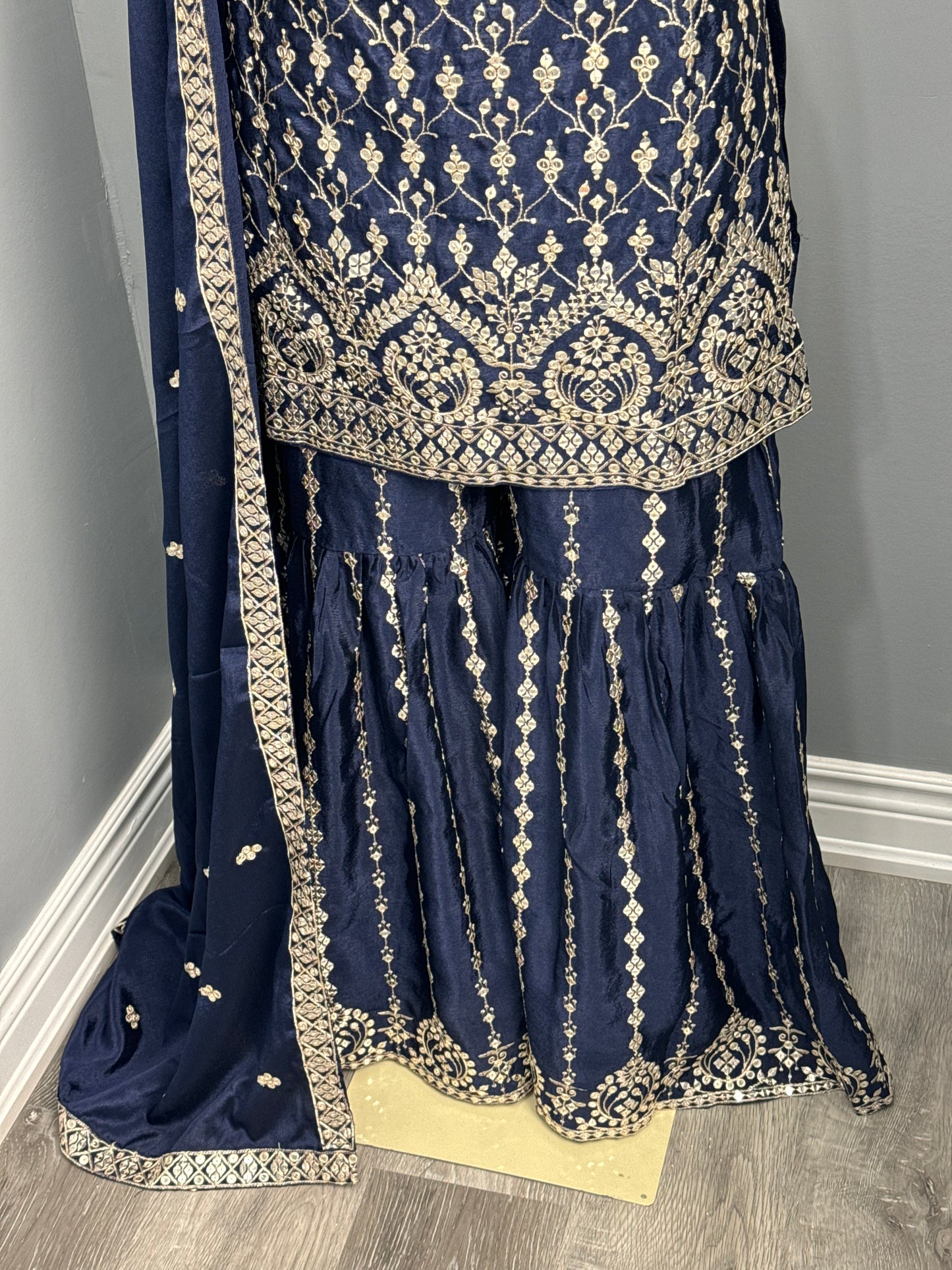 Readymade Gharara Suit- AK4649-38