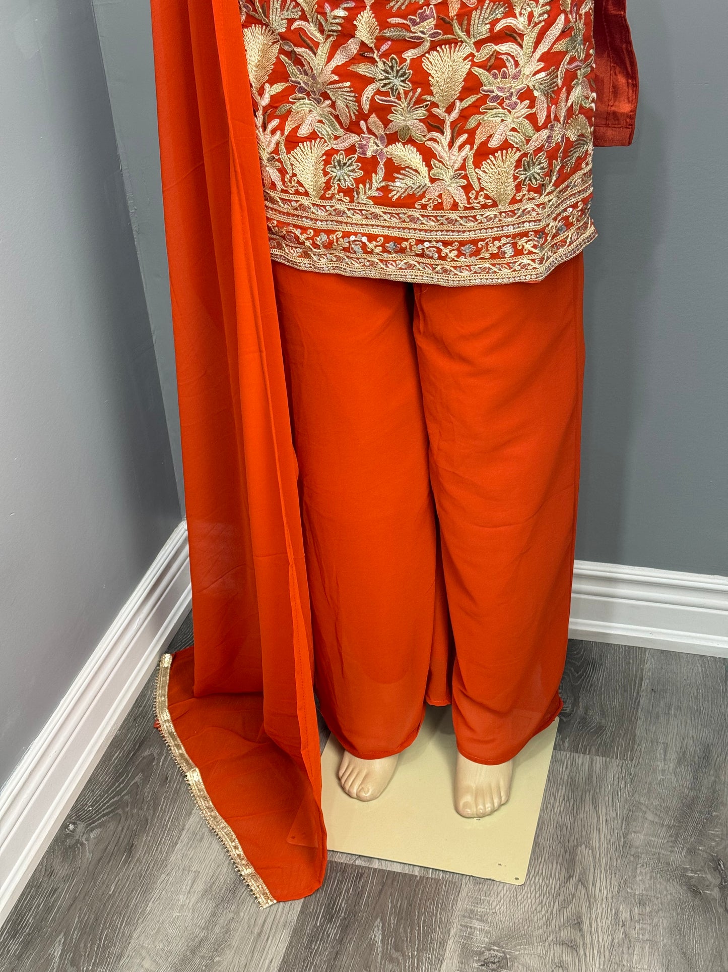 Readymade Sharara Suit- AK7073-14