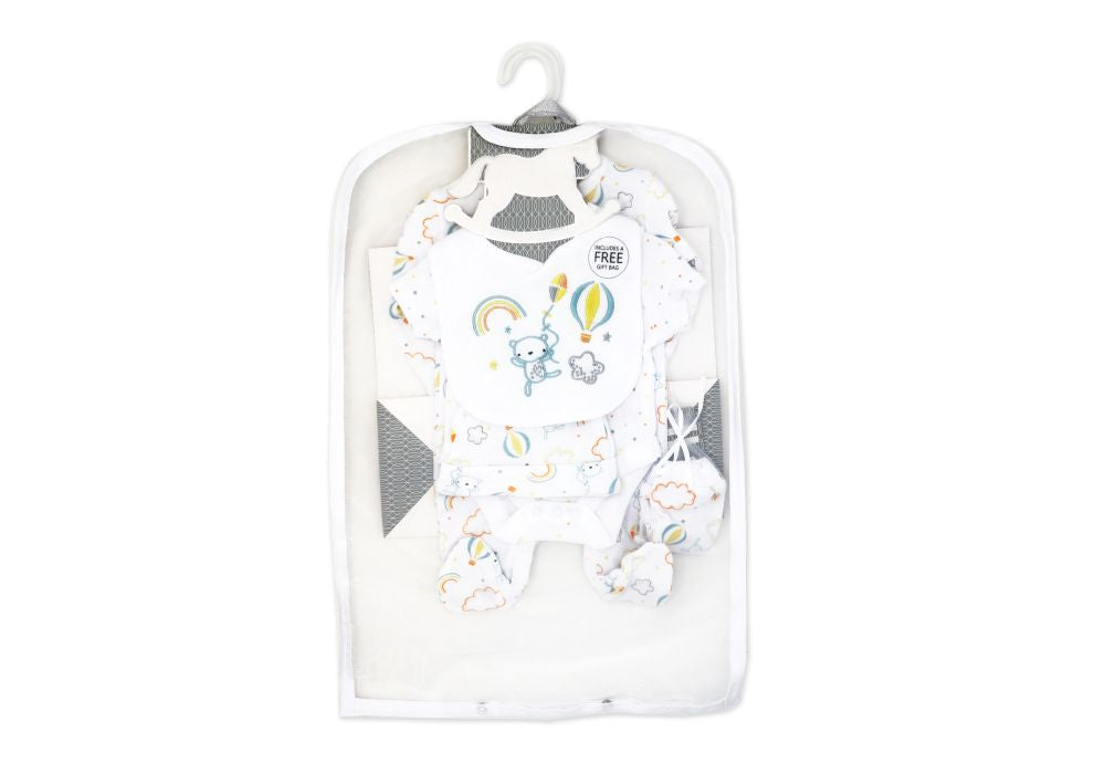 Unisex 5 Piece Mesh Bag Set: Multi Balloon