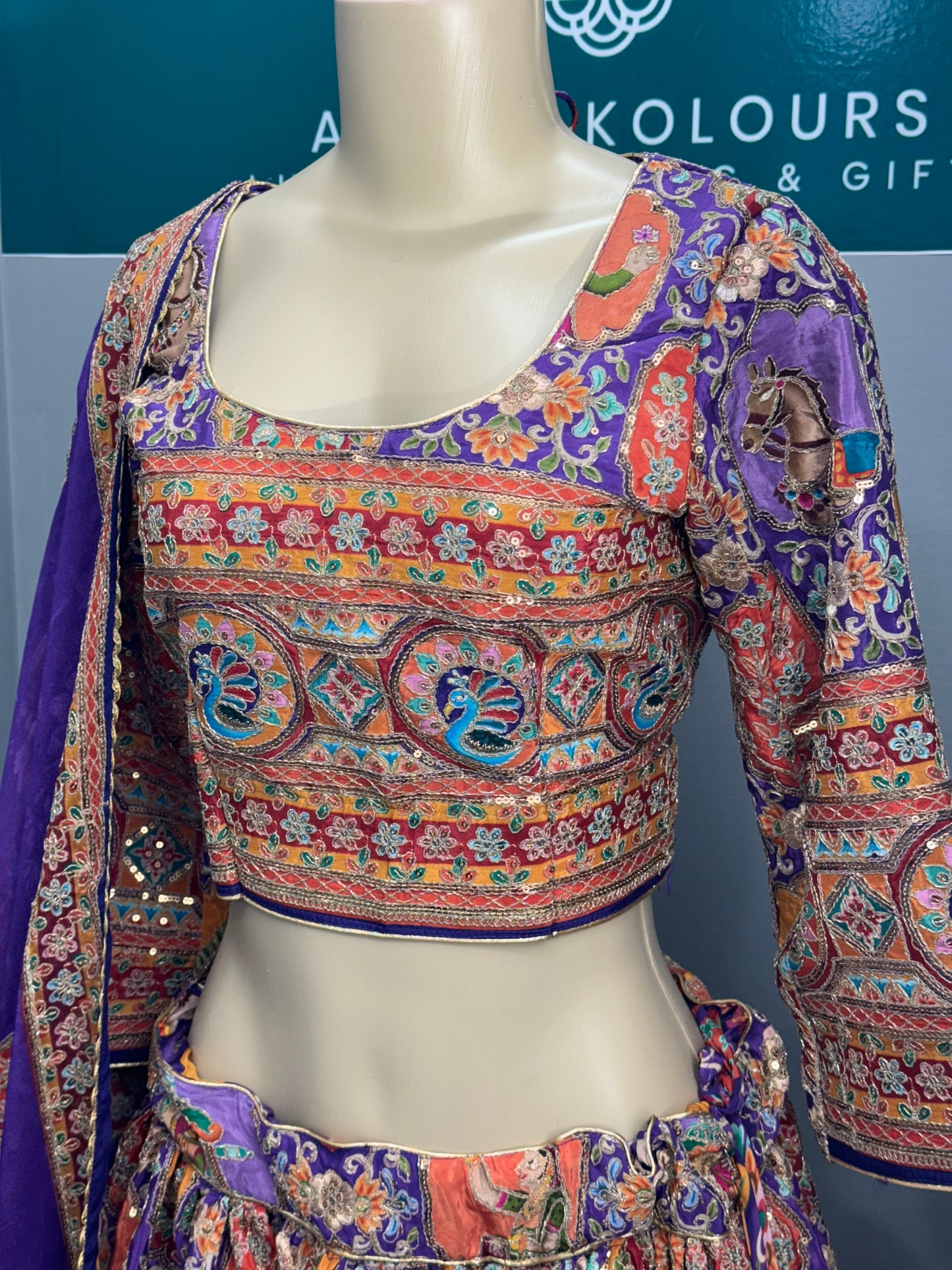 Thread and Position work Lehenga