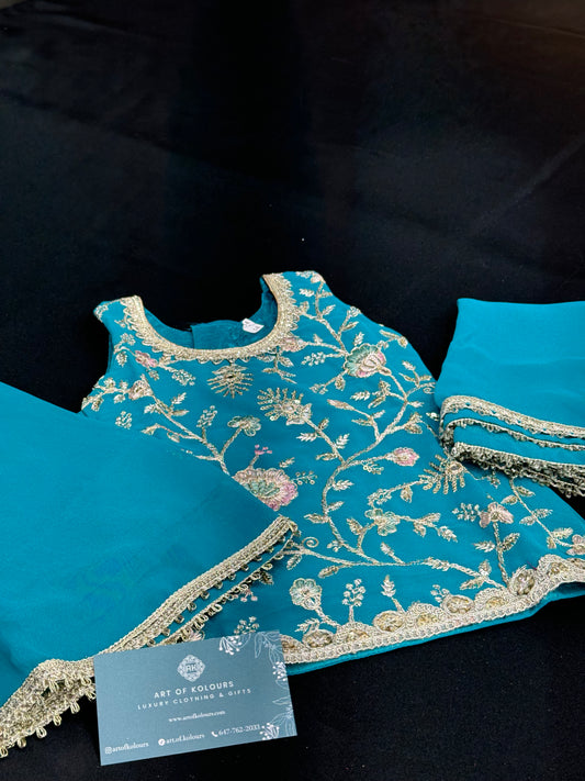 Rehmat Kids Sharara Suit