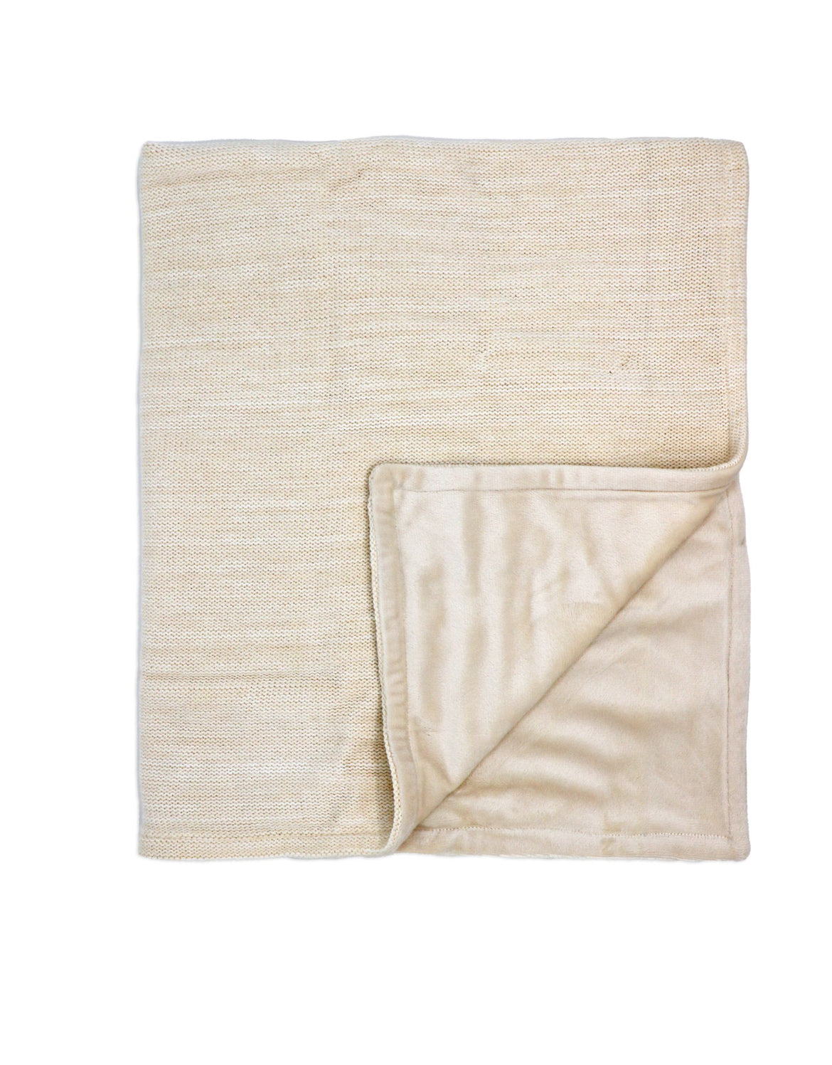 Knit Baby Blanket Beige