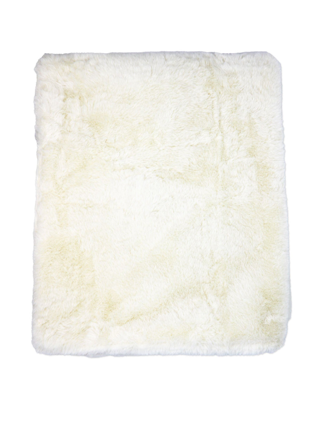 Fur Baby Blanket Off White