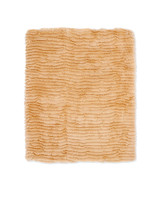 Textured Baby Plush Blanket - Beige