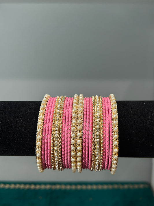 Baby Pink Golden Drape Bagels