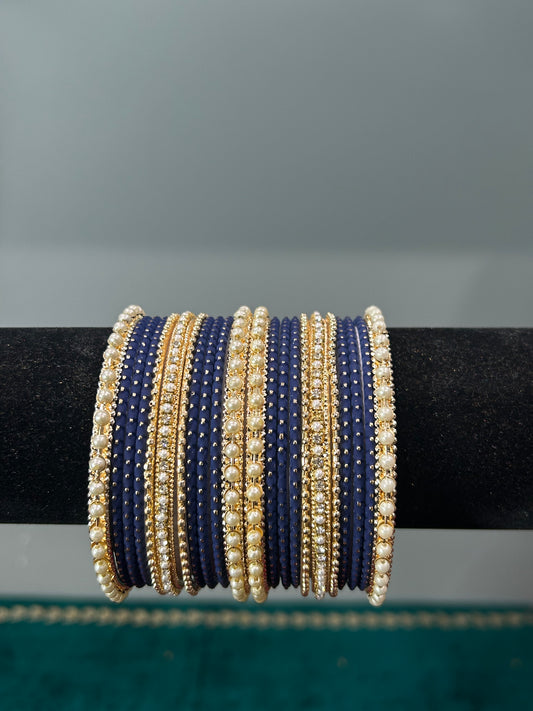 Navy Golden Drape Bagels