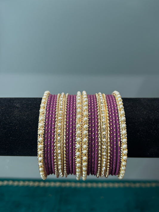 Purple Golden Drape Bagels