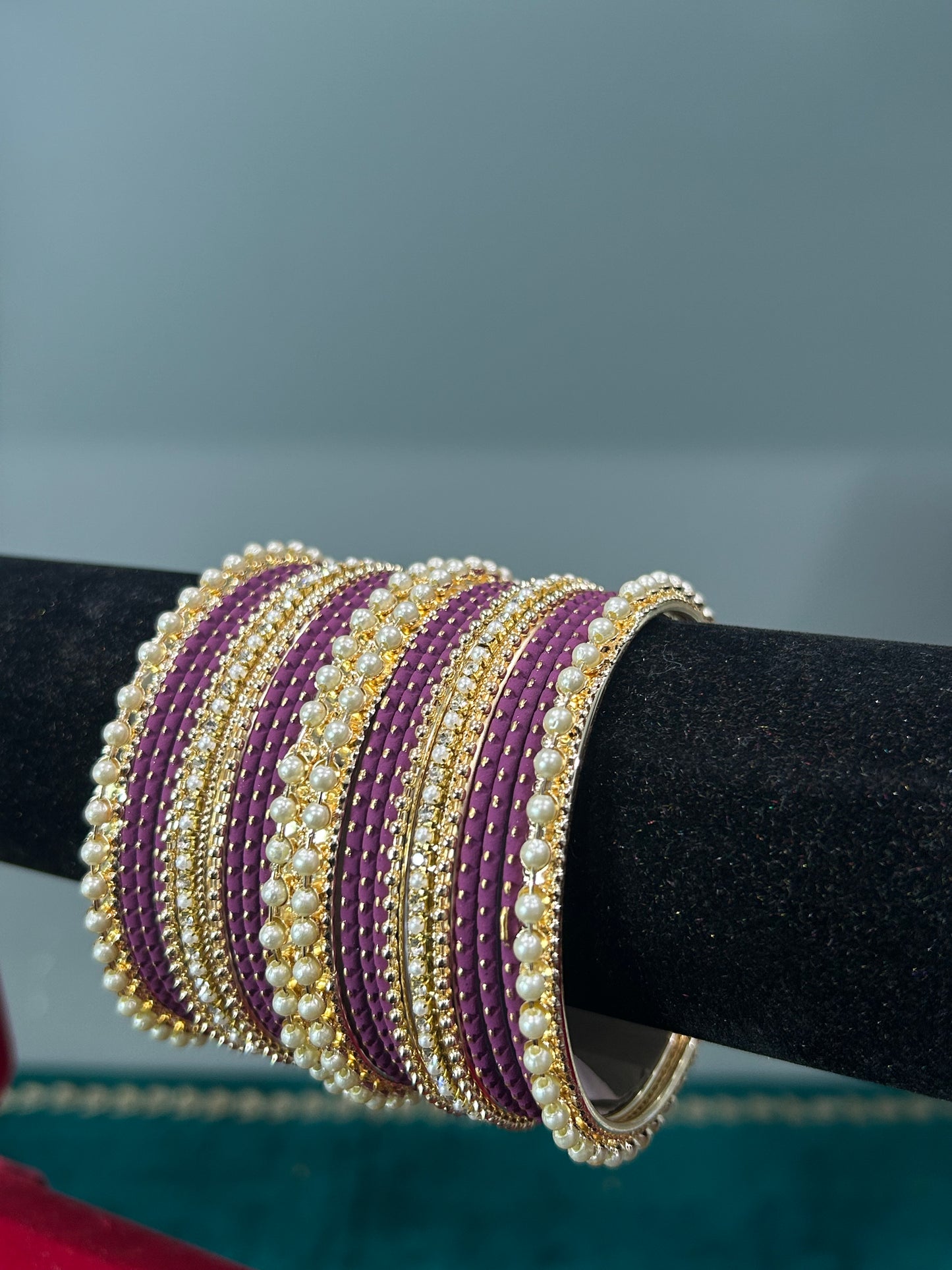 Purple Golden Drape Bagels