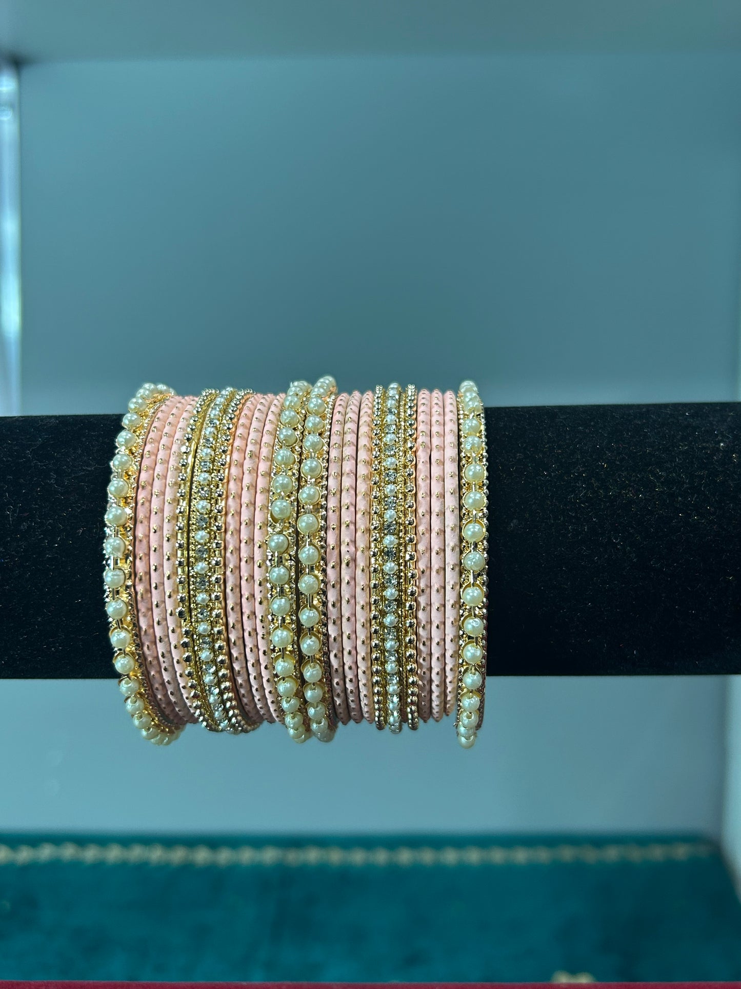 Pink Peach Golden Drape Bagels