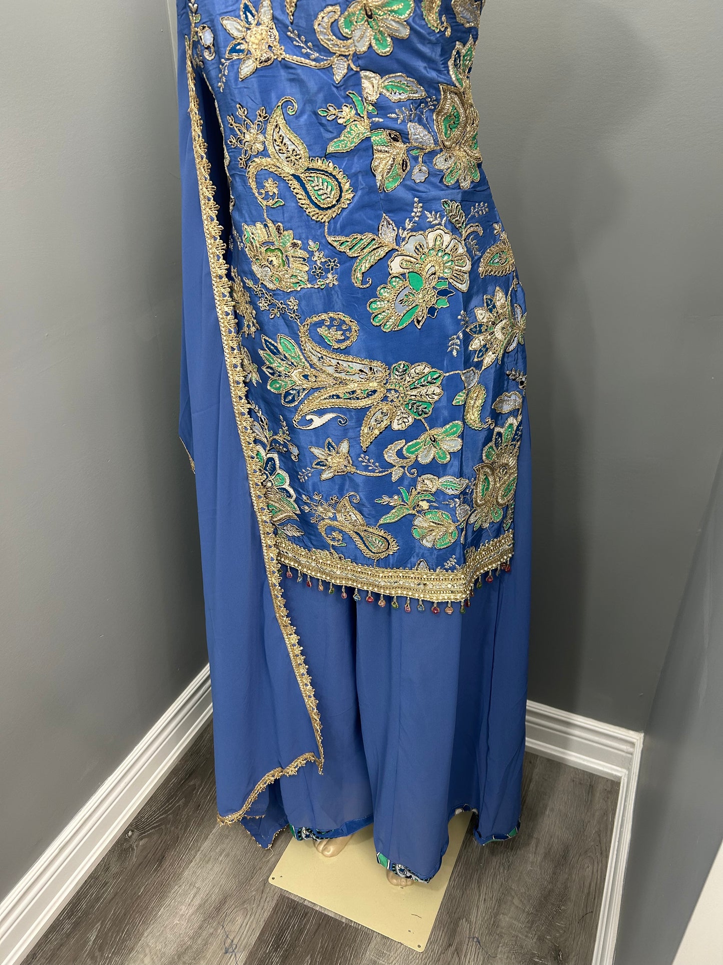 Readymade Sharara Suit- AK6465-15