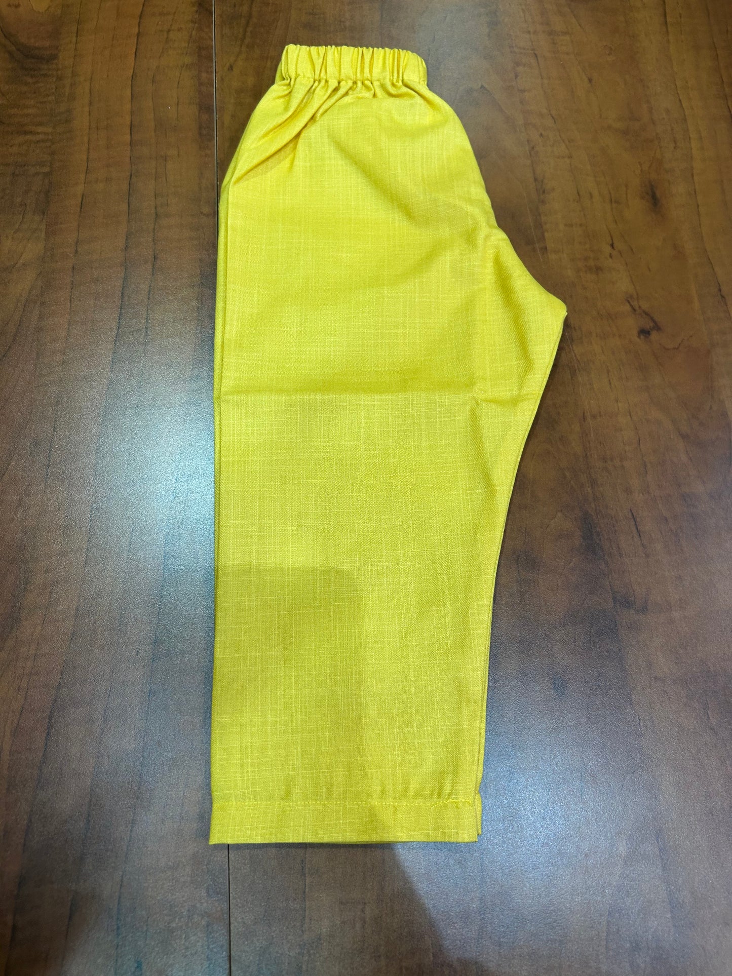 Karan Boys Kurta Pajama- Yellow (Size 18~22)