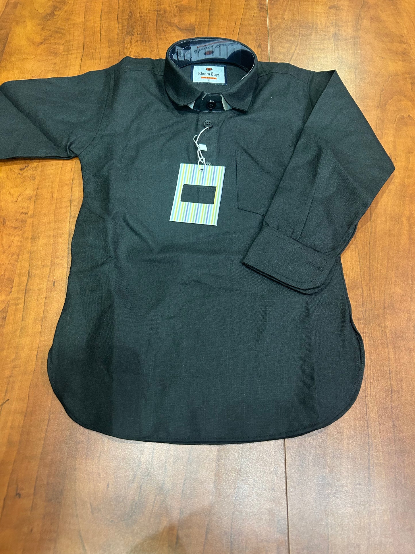 Karan Boys Kurta Pajama- Black (Size 18~22)
