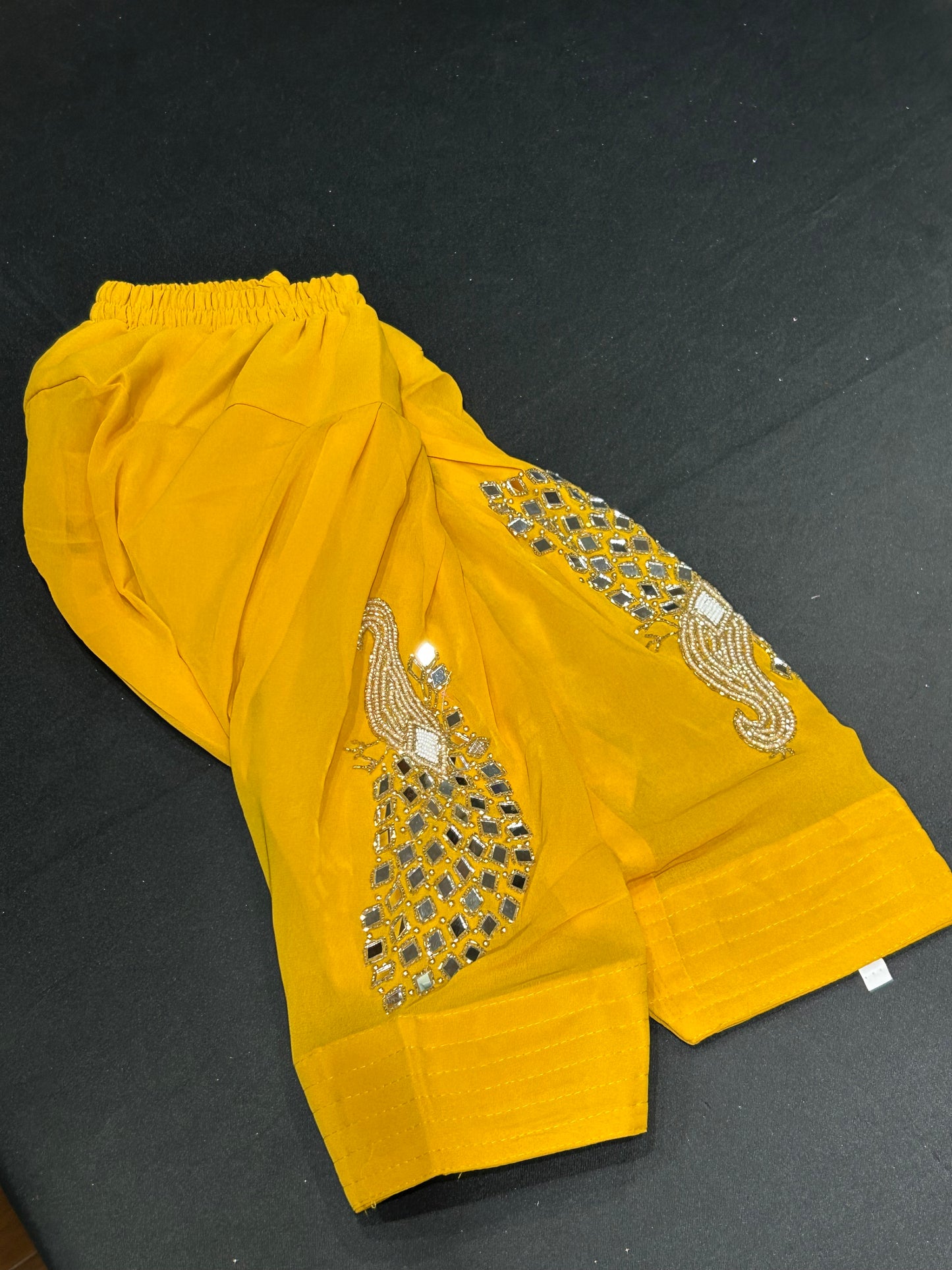 Kids Yellow Morni Salwar Suit (Size 20~34)