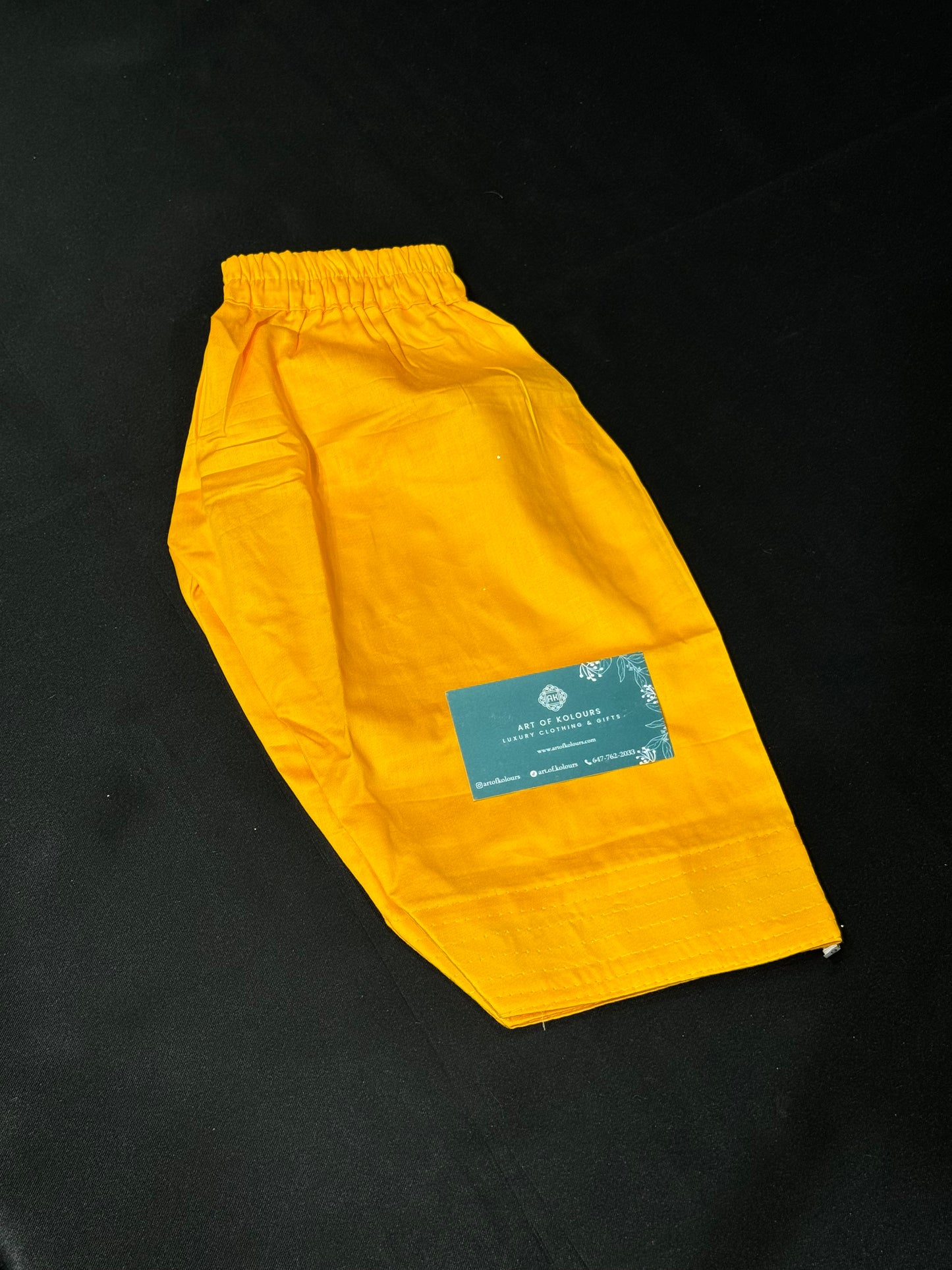 Phulkari Salwar Suit Teen/Adult -Yellow