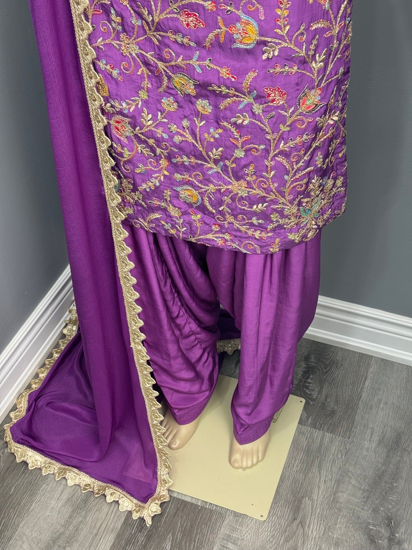 Printed Position Work Salwar Suit